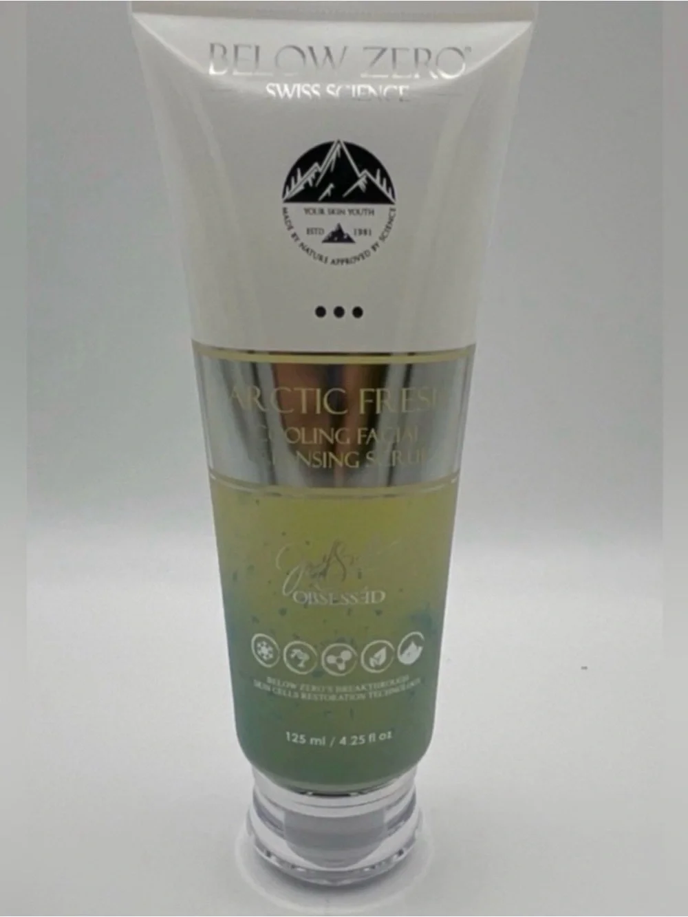 Below Zero Arctic Fresh Cooling Facial Cleansing Scrub ~ Retail $150